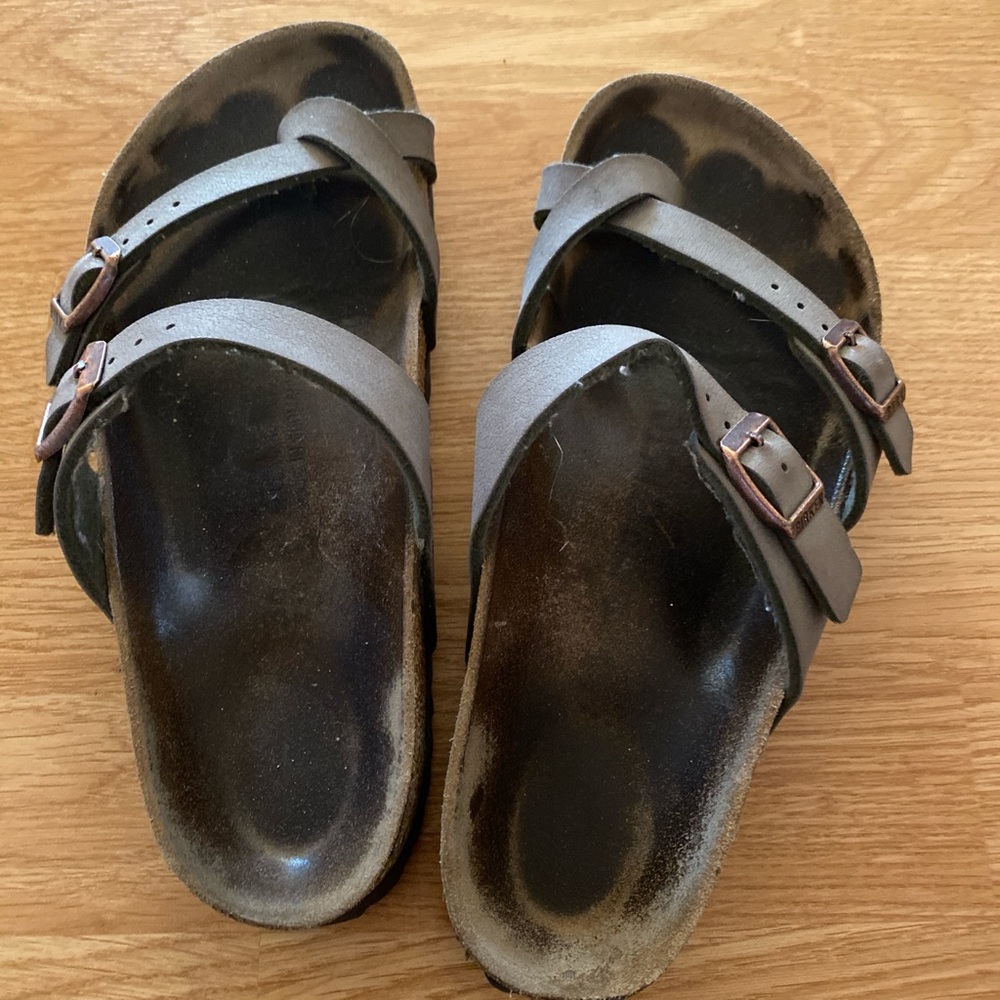 Birkenstock Women's Sandals in Brown and Black